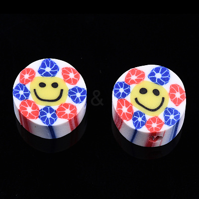 Handmade Polymer Clay Beads CLAY-T019-14H-1