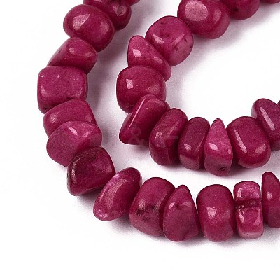 Dyed Natural Yellow Jade Beads Strands G-ZX005-13D-1
