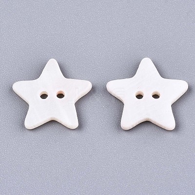 2-Hole Freshwater Shell Buttons SHEL-S276-138B-01-1