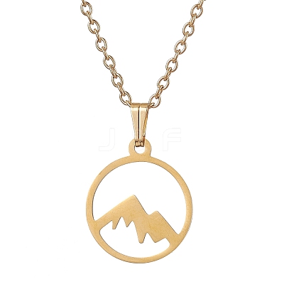 201 Stainless Steel Pendnat Necklaces NJEW-JN04764-05-1