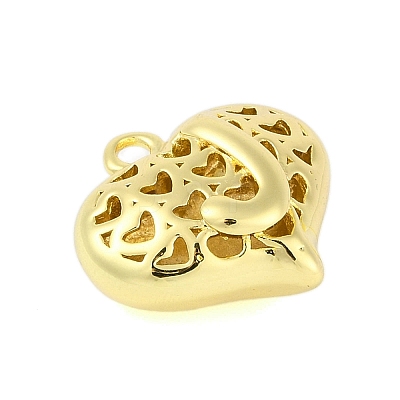 Hollow Brass Pendants for Valentine's Day KK-M289-03J-G-1