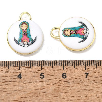 Printed Brass Pendants KK-CBAF9BC-11G-1