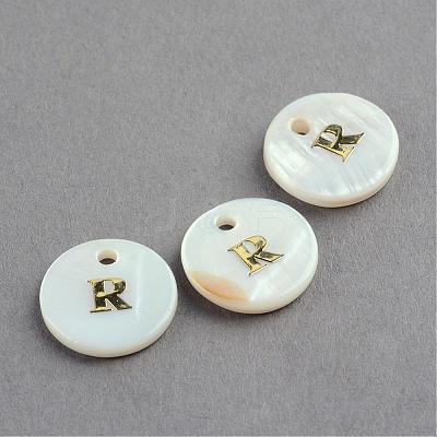 Freshwater Shell Pendants SSHEL-S249-R-1