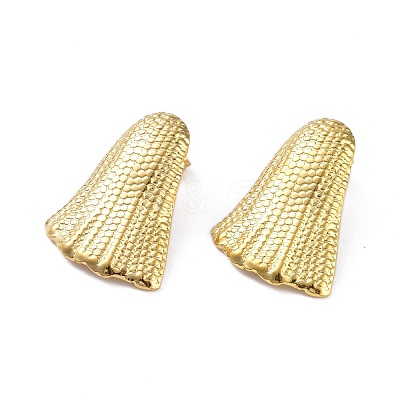 304 Stainless Steel Stud Earrings EJEW-M250-02D-G-1