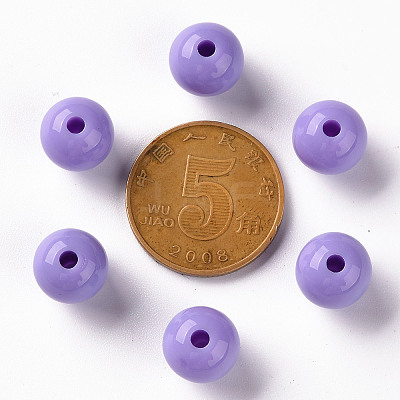 Opaque Acrylic Beads MACR-S370-C10mm-A32-1