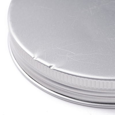 (Defective Closeout Sale Border damaged)Aluminum Screw Cream Jar LS-CON-XCP0001-71-1