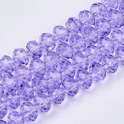Baking Paint Glass Beads Strands EGLA-Q120-B-B01-1