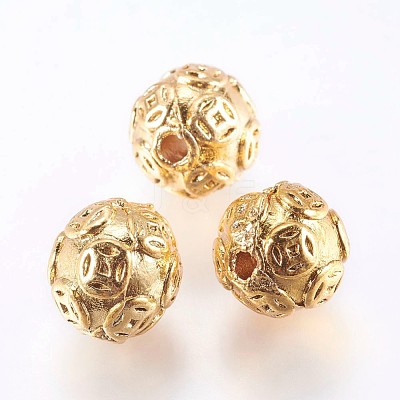 Brass Beads KK-F735-05G-1