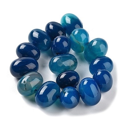 Natural Agate Beads Strands G-G021-03A-07-1