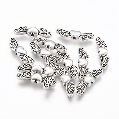 Tibetan Style Alloy Beads X-TIBEB-6533-AS-LF-1