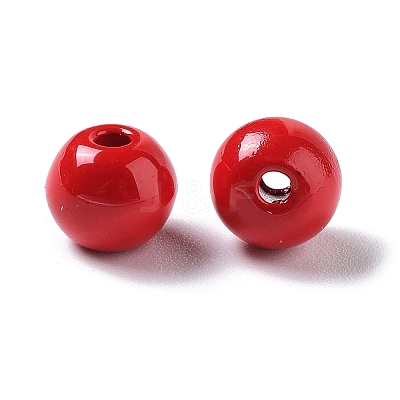 Spray Painted Alloy Bead PALLOY-H134-39-1
