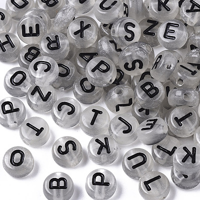 Enamel Style Acrylic Beads X-SACR-S273-29-1