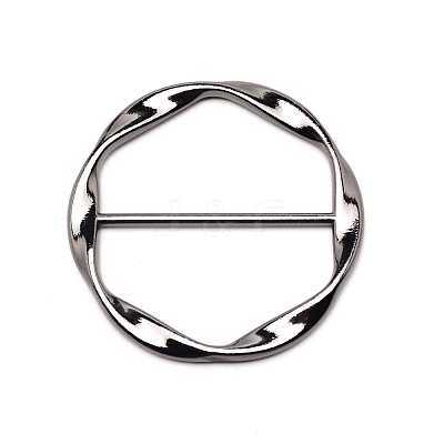 Zinc Alloy Buckles FIND-WH0091-58A-B-1