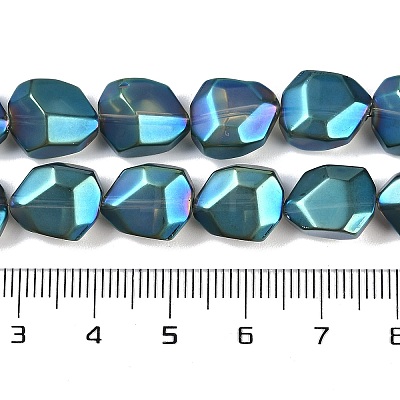 Electroplate Glass Beads Strands EGLA-C009-01A-FR06-1