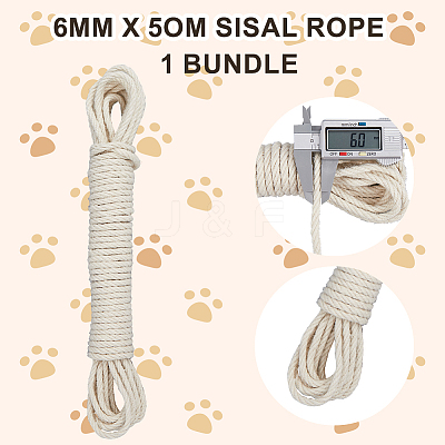 50M Round Twisted Jute Cord OCOR-WH20006-14B-1
