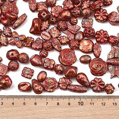 Antiqued Acrylic Beads AC-CBAAA05-01I-1