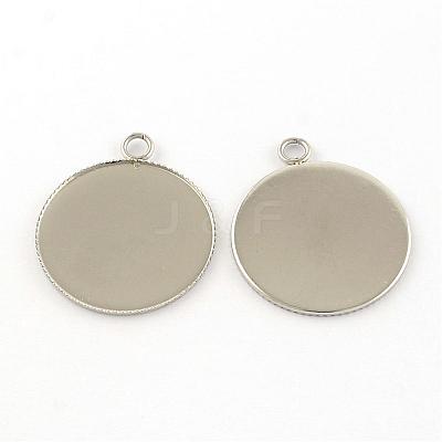 Tarnish Resistant 304 Stainless Steel Pendants STAS-S046-01-1