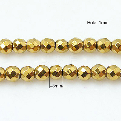 Non-Magnetic Synthetic Hematite Beads Strands G-E001-13-1