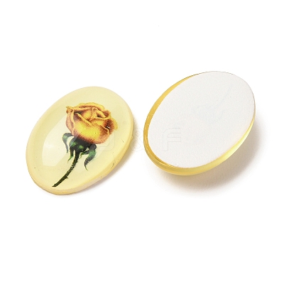 Transparent Resin Cabochons RESI-K033-11B-1