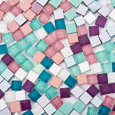 400Pcs 2 Styles Glass Cabochons GGLA-TA0001-09E-1