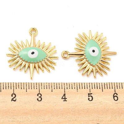 Alloy Enamel Pendants ENAM-P166-01KCG-E-1