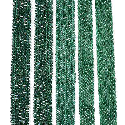 Electroplate Glass Beads Strands LS-EGLA-A044-T6mm-B18-1