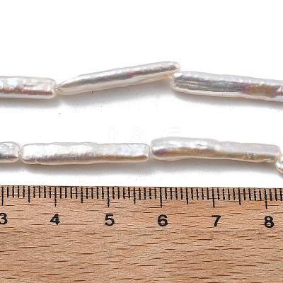 Natural Baroque Keshi Pearl Beads Strands PEAR-P064-05A-03A-1