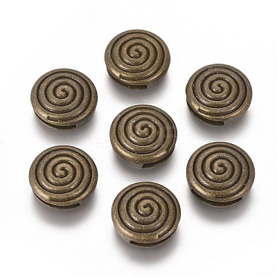 Tibetan Silver Slide Charms X-MLF9432Y-NF-1