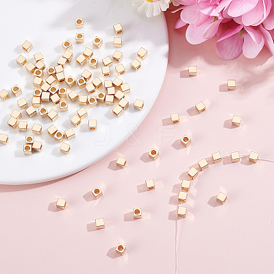 Brass Spacer Beads KK-HY0004-36B-1