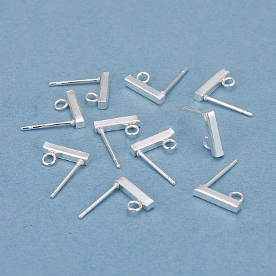 304 Stainless Steel Stud Earring Findings STAS-G224-21S-03-1