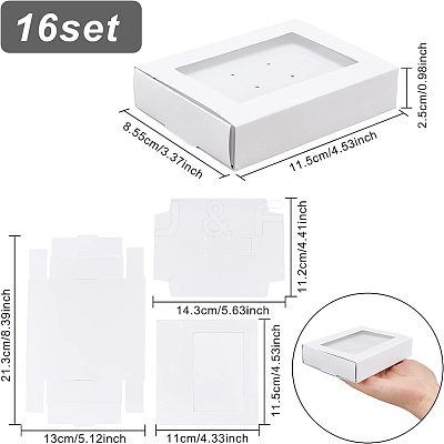 Cardboard Box with Window CON-WH0086-022B-1