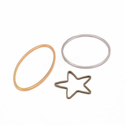 Brass Linking Rings KK-MSMC010-M-1