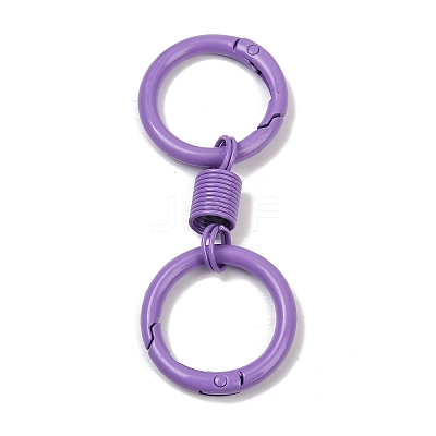 Alloy Spring Gate Clasps PALLOY-Q009-01K-1