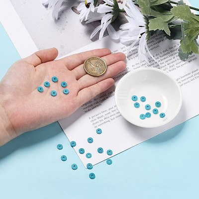 240g 24 Colors Handmade Polymer Clay Beads CLAY-JP0001-10-6mm-1