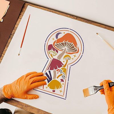 Plastic Reusable Drawing Painting Stencils Templates DIY-WH0202-272-1