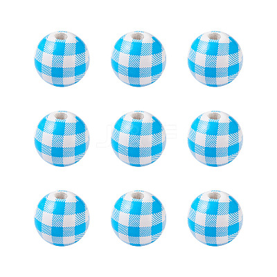Natural Wooden Beads WOOD-TAC0010-05F-1