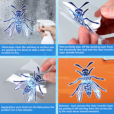 Reflective Vinyl Car Stickers STIC-WH0022-024-1