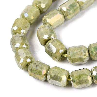 Anti-Tarnish Electroplate Glass Beads Strands EGLA-N027-03A-13-1