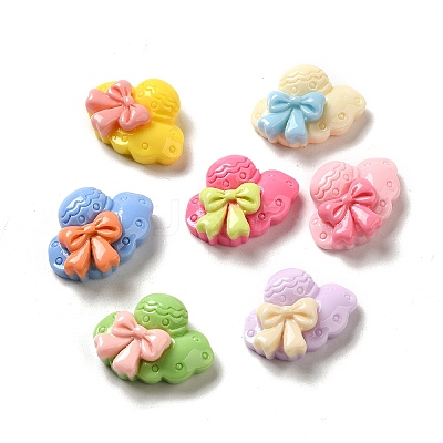 Opaque Resin Decoden Cabochons RESI-D009-02-1