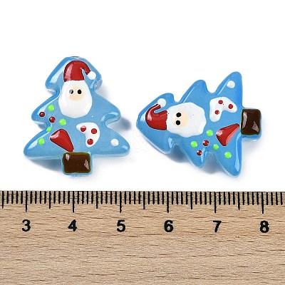 Christmas Theme Handmade Lampwork Beads LAMP-I027-07J-1