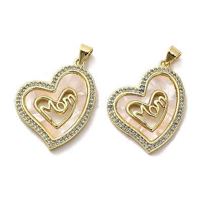 Brass Pendants KK-M324-09G-1