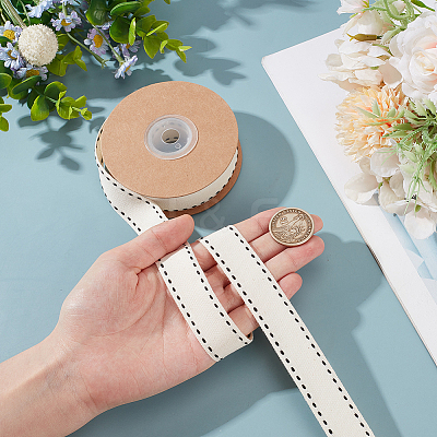 Cotton Ribbon OCOR-WH0048-05J-1