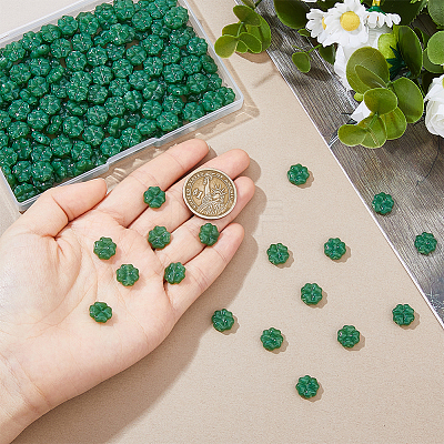 100Pcs Imitation Jade Glass Beads GLAA-HS0001-10A-1