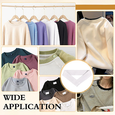 Cotton Elastic Ribbing Fabric for Cuffs DIY-WH0308-804A-1