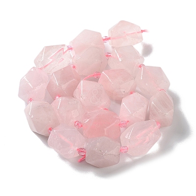 Natural Rose Quartz Beads Strands G-C182-30-02-1
