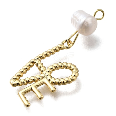 Brass Pendants KK-B132-02G-04-1