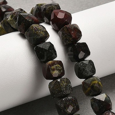 Natural Dragon Blood Beads Strands G-H078-C29-01-1