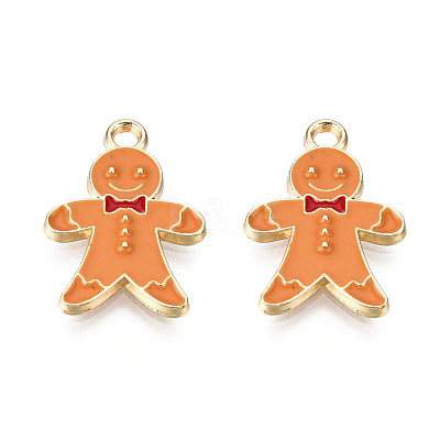 Alloy Enamel Pendants X-ENAM-T009-42B-1
