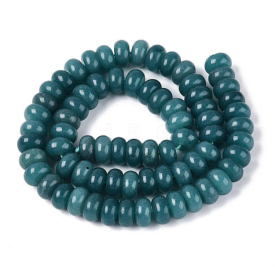 Natural White Jade Beads Strands G-Q613-01F-09-1