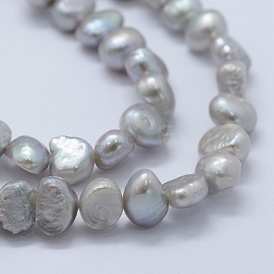Natural Cultured Freshwater Pearl Beads Strands PEAR-K004-13E-1